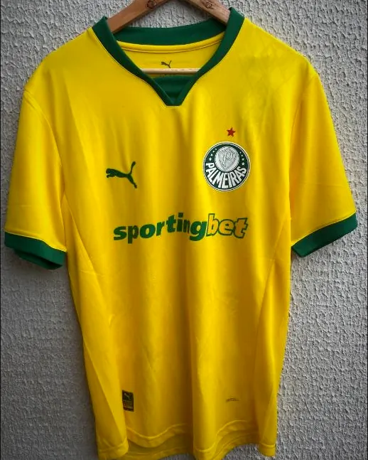 Camisa amarela do Palmeiras 2025